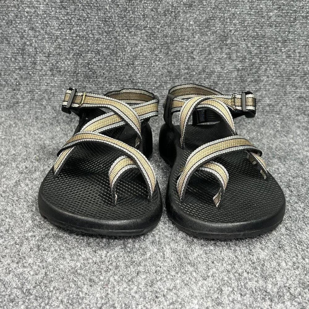 Chaco Z/2 Classic Sandals Men's 8 Black Gold Athletic‎ Outdoor Hiking Spot Water